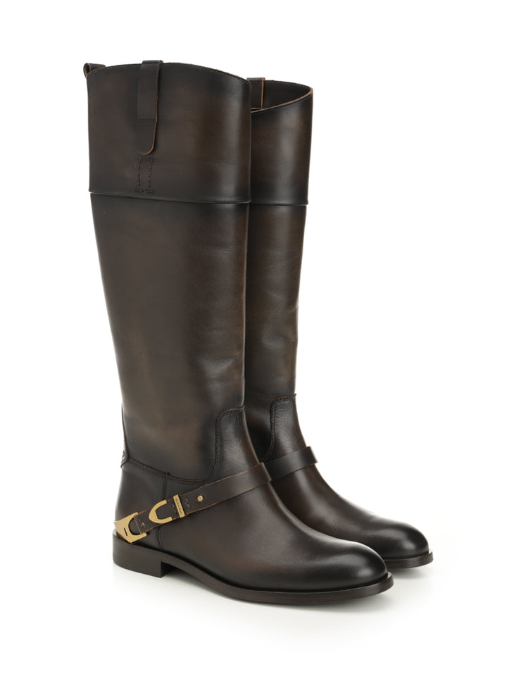 Golden Goose Deluxe Brand Charlie Boots - Brown | 7d07611a3f8b76507d89036d266afb7e0fc5e867