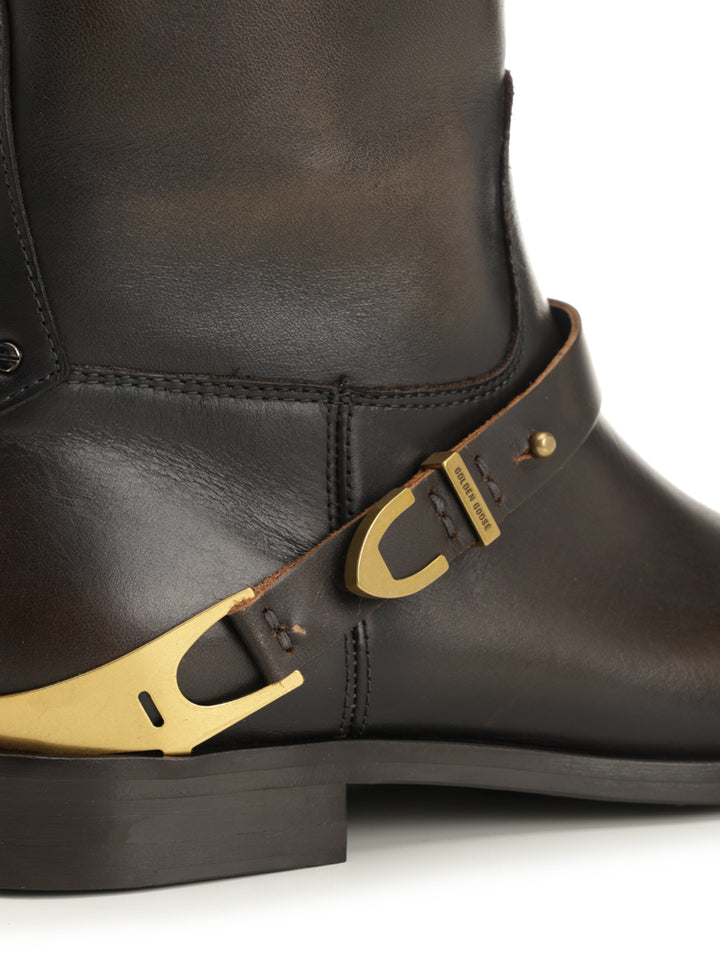 Golden Goose Deluxe Brand Charlie Boots - Brown | 55ee2159572cff2d7282c94ba2081915f69d86fe