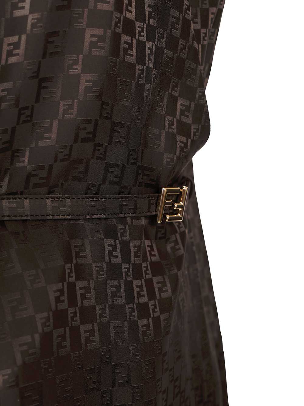 Fendi Midi Shirt Dress Dresses - Brown | a239d490586857ff2a6af1e2d9f569bbe28fe5bd