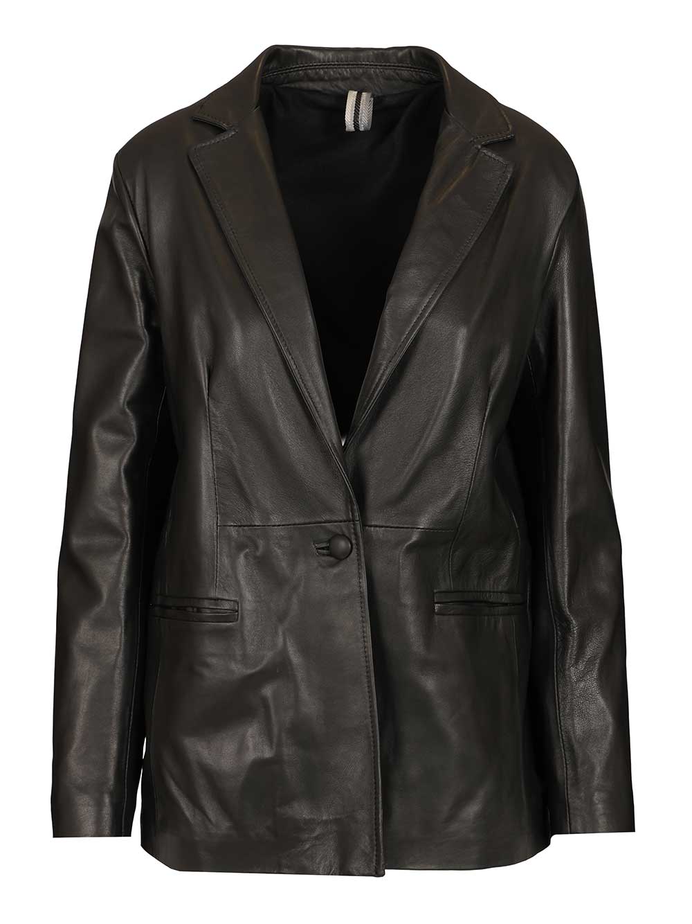 Dfour Single-Breasted Blazer Jackets - Black | a00764d9ef856465d2d8dc8a777f5bfec486d254
