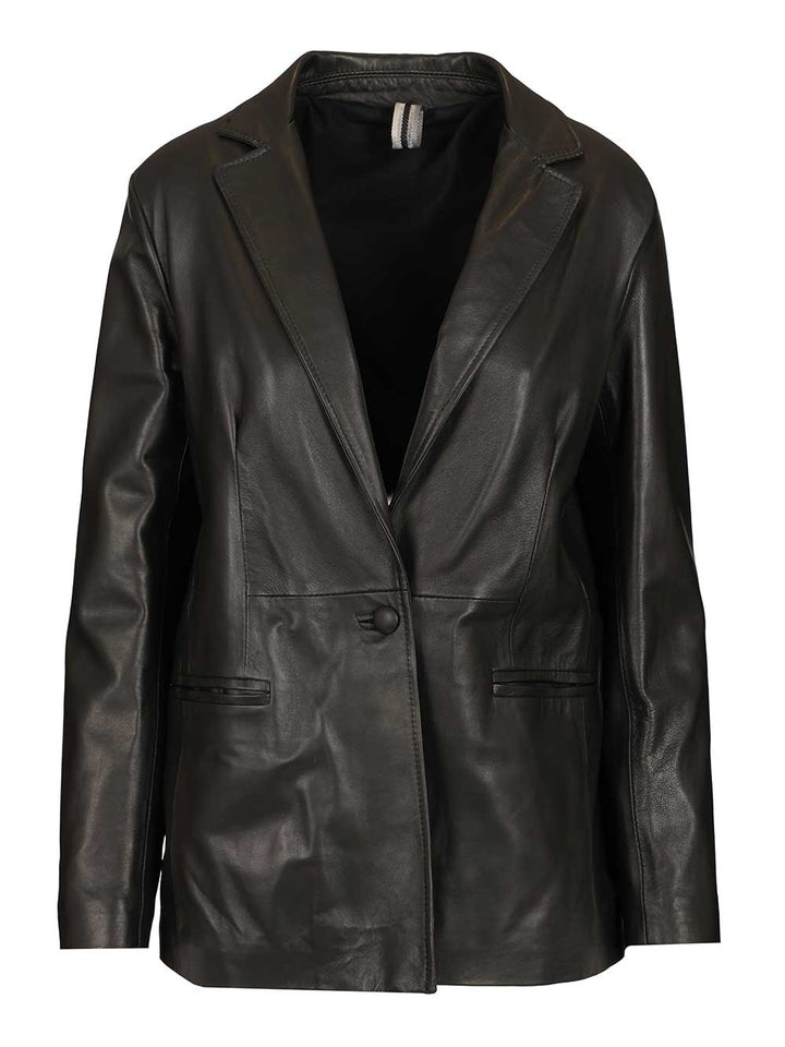 Dfour Single-Breasted Blazer Jackets - Black | a00764d9ef856465d2d8dc8a777f5bfec486d254