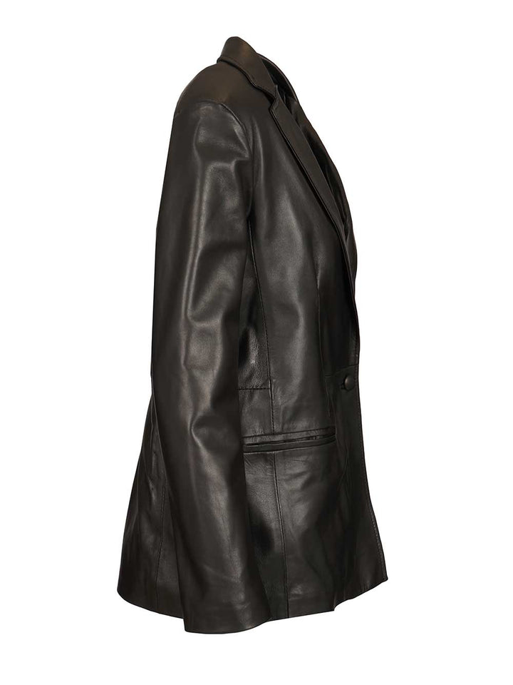 Dfour Single-Breasted Blazer Jackets - Black | 09cb1a632a89ab963e12269249ff81bf4b7251ba