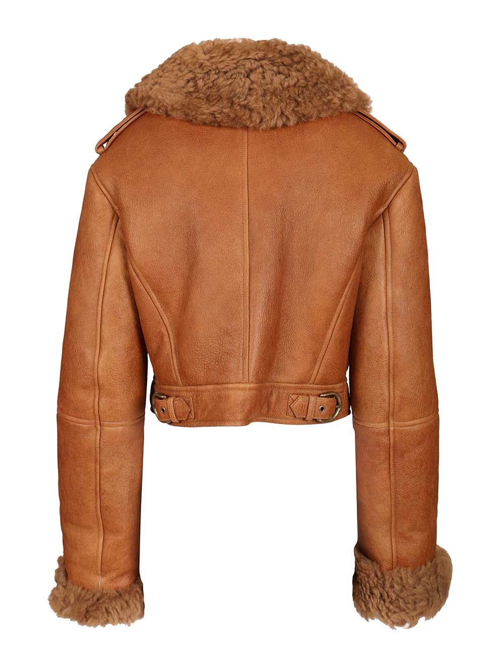 Chloe' Cropped Boxy Jacket Jackets - Orange | ab9a31c44018c8ad98c8336f07dad2caf65d496c