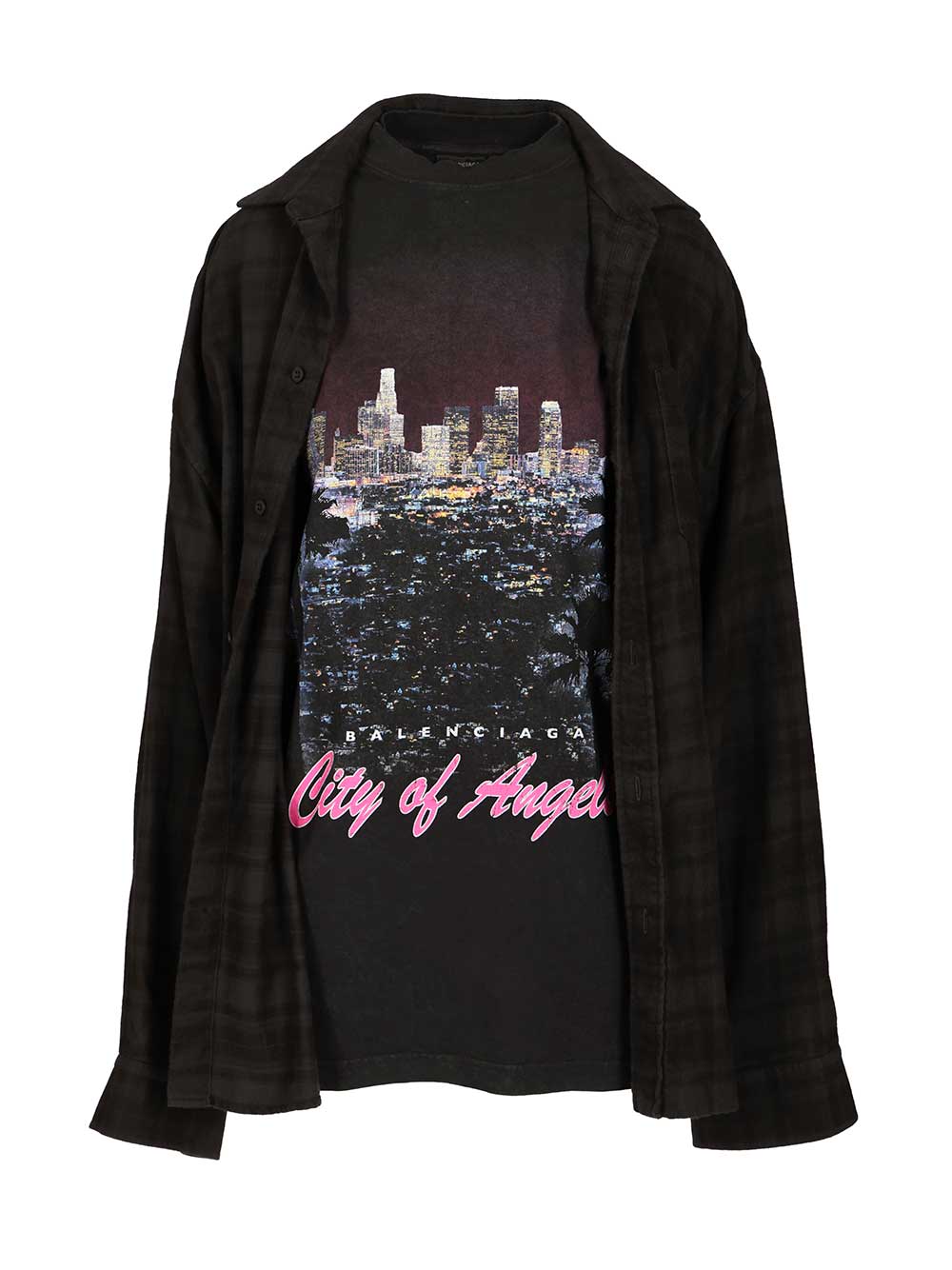 Balenciaga Layered Shirt Shirts - Black | 0bf625a3d73ff693187ef5636c2b6129b3840e59