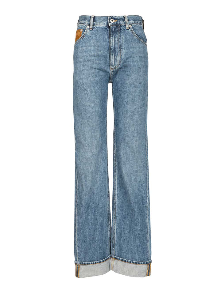 Bottega Veneta Straight-Leg Jeans - Blue | e5549c7e6256b75eb8f5c75cdf5641f32bbe4deb