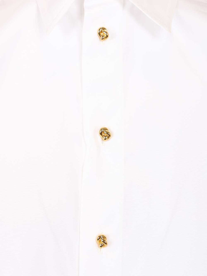 Bottega Veneta Cotton Shirt Shirts - White | 4efd709b4ca99dcc1ae86949467e08aa0c1c8b62