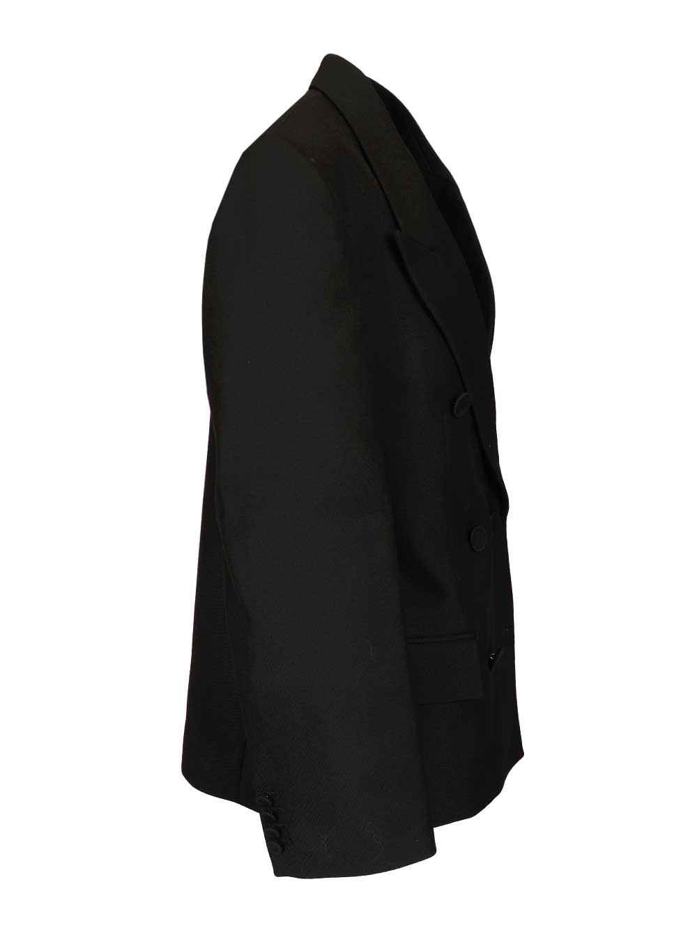 Acne Studios Double-Breasted Jacket Jackets - Black | f118fed2579cc7b6e587be86deba517cd938cbf3