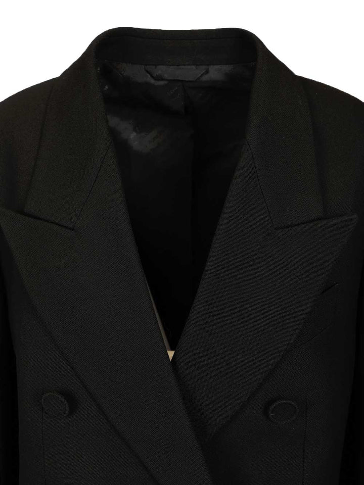 Acne Studios Double-Breasted Jacket Jackets - Black | 4ca5992817b97d52981c8773dd640caadeb011f4