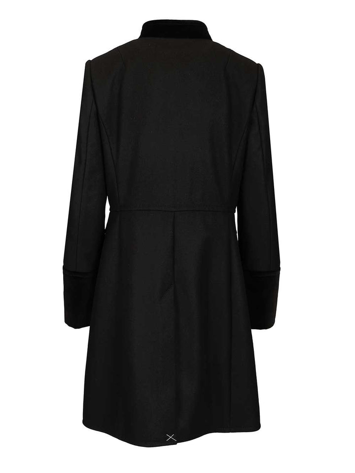 Fay Wool Coat Coats - Black | c20eb18d0bb7a7609733260a0e1013f5ae447a4d
