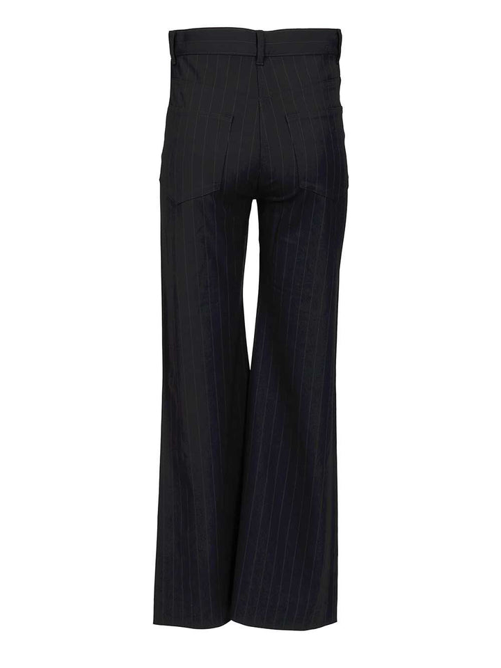 Acne Studios Pinstriped Trousers Jackets - Blue | 391b4dfb0cf45234dd25c38a28083b95d3ca8b5a