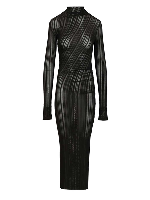 Olga Long Dress Black