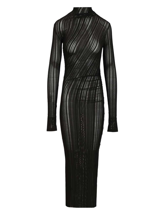 Olga Long Dress Dresses Black