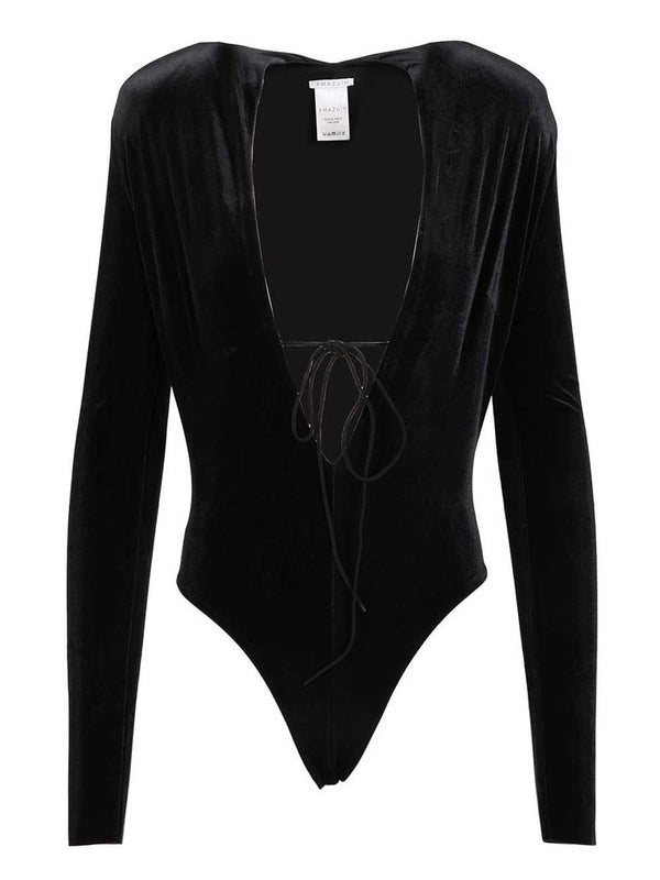 Martin Velvet Tops Black