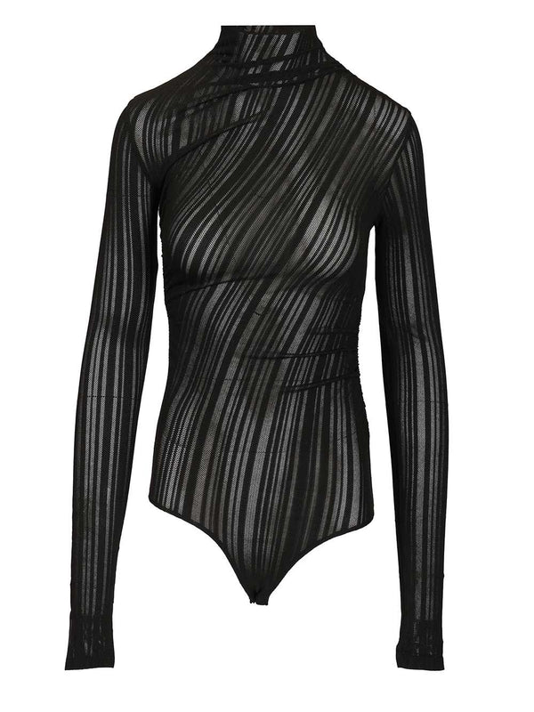 Qin Tops Black