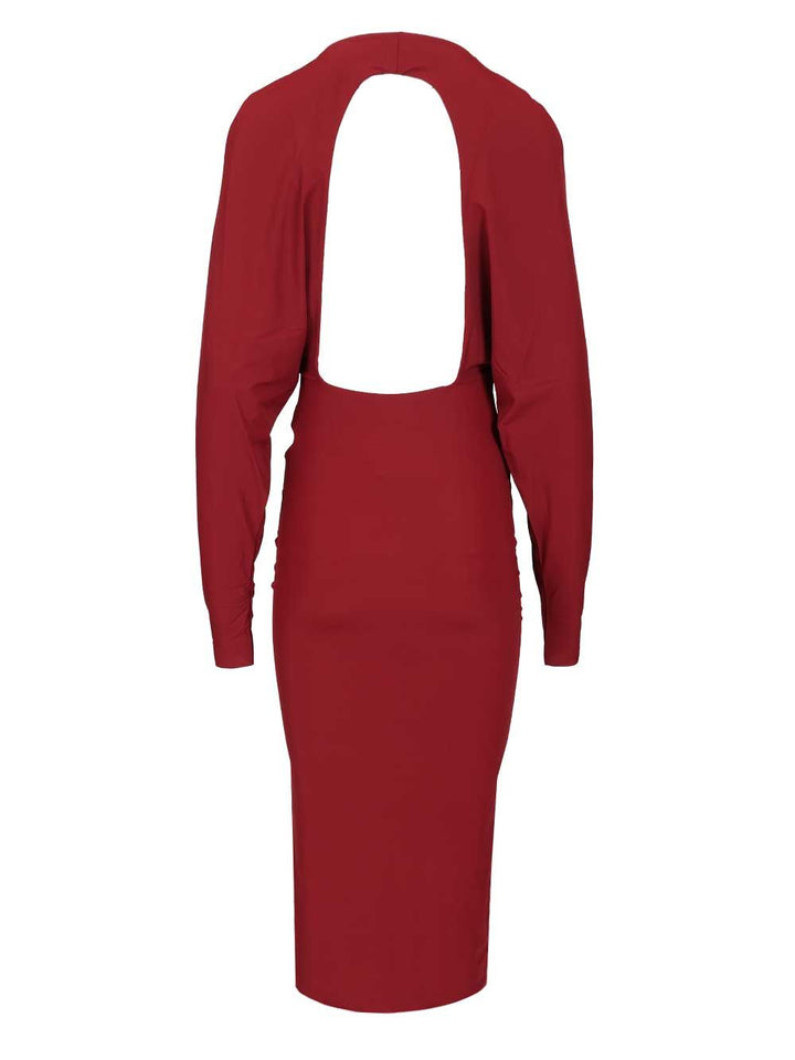 Amazuin Midi Dress Karen Dresses - Bordeaux | 48743579f65fb8b0508d189b425eb998dac5d4fb