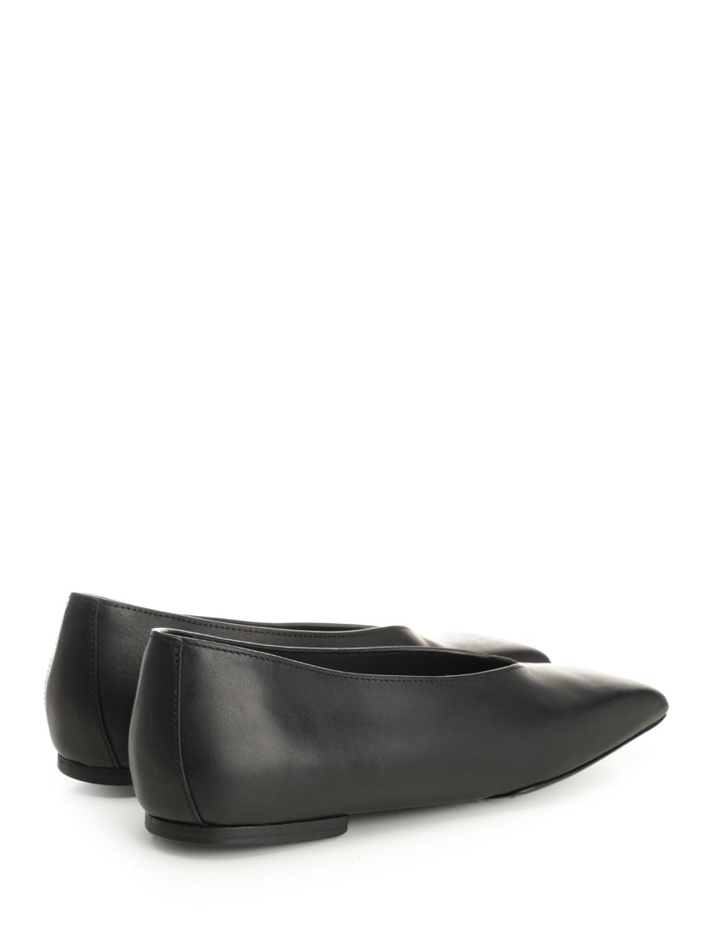 Rick Owens Leather Ballerinas Scarpe basse - Black | c7a361ddade71f3e4bc5ce4b3ee53b2b13d63c60