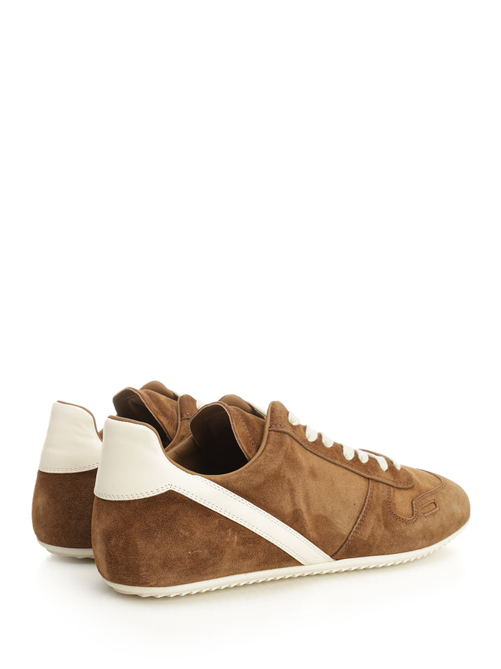 Rick Owens Minimal  In Suede Sneakers - Brown | e3faaa55e194219ef08e64c702176fc2b67e3ff2