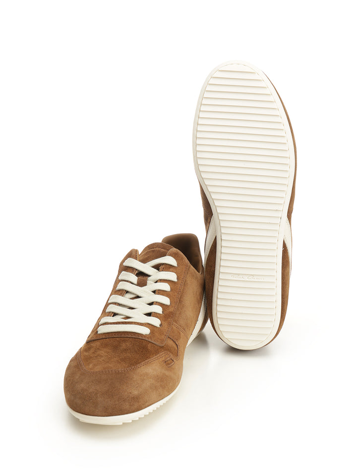 Rick Owens Minimal  In Suede Sneakers - Brown | 5c9e7e4d6b6c6822e32c3c67ceccbbcab231a9e4