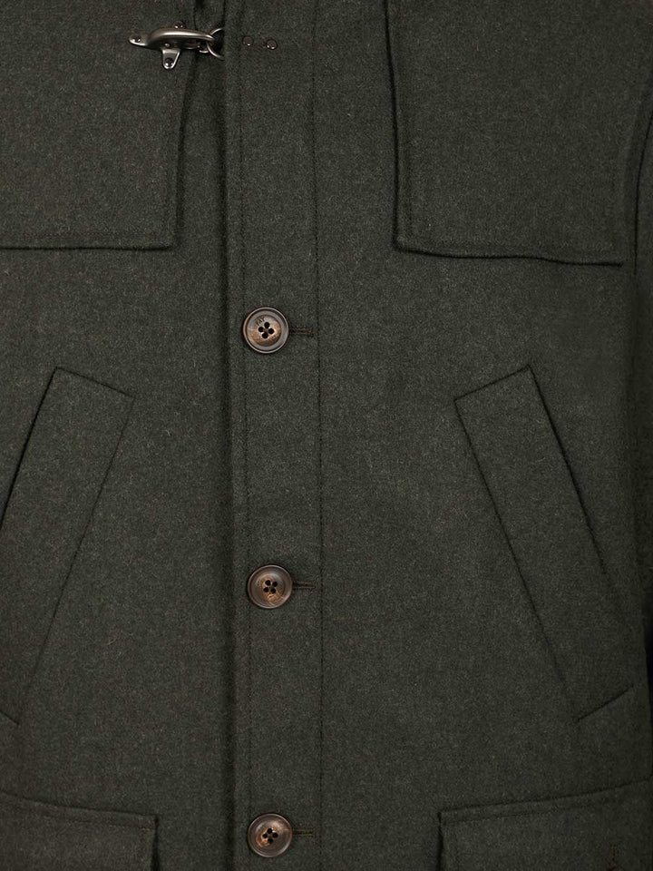 Fay Wool And Cashmere Coat Coats - Green | ad6145d9a5824b15e6afc44755e3fe10ceb7c06d