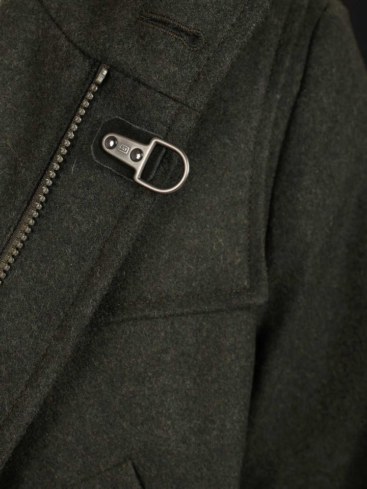 Fay Wool And Cashmere Coat Coats - Green | 195b3e285caef15c5d2ae373ec736f2251767893