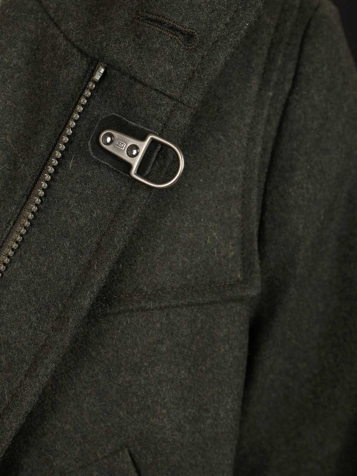 Fay Wool And Cashmere Coat Jackets - Green | 9688c194cdaa91321eaf6e6a382b368ed6d05a4b