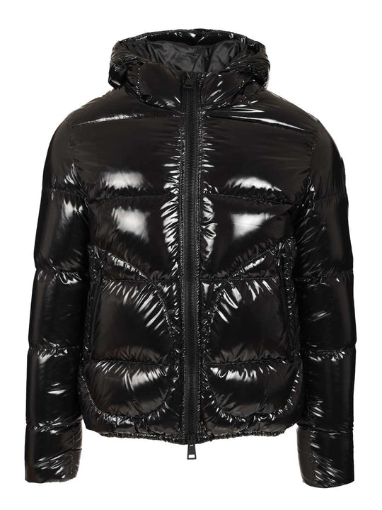 Gloss Bomber Jacket Jackets Black