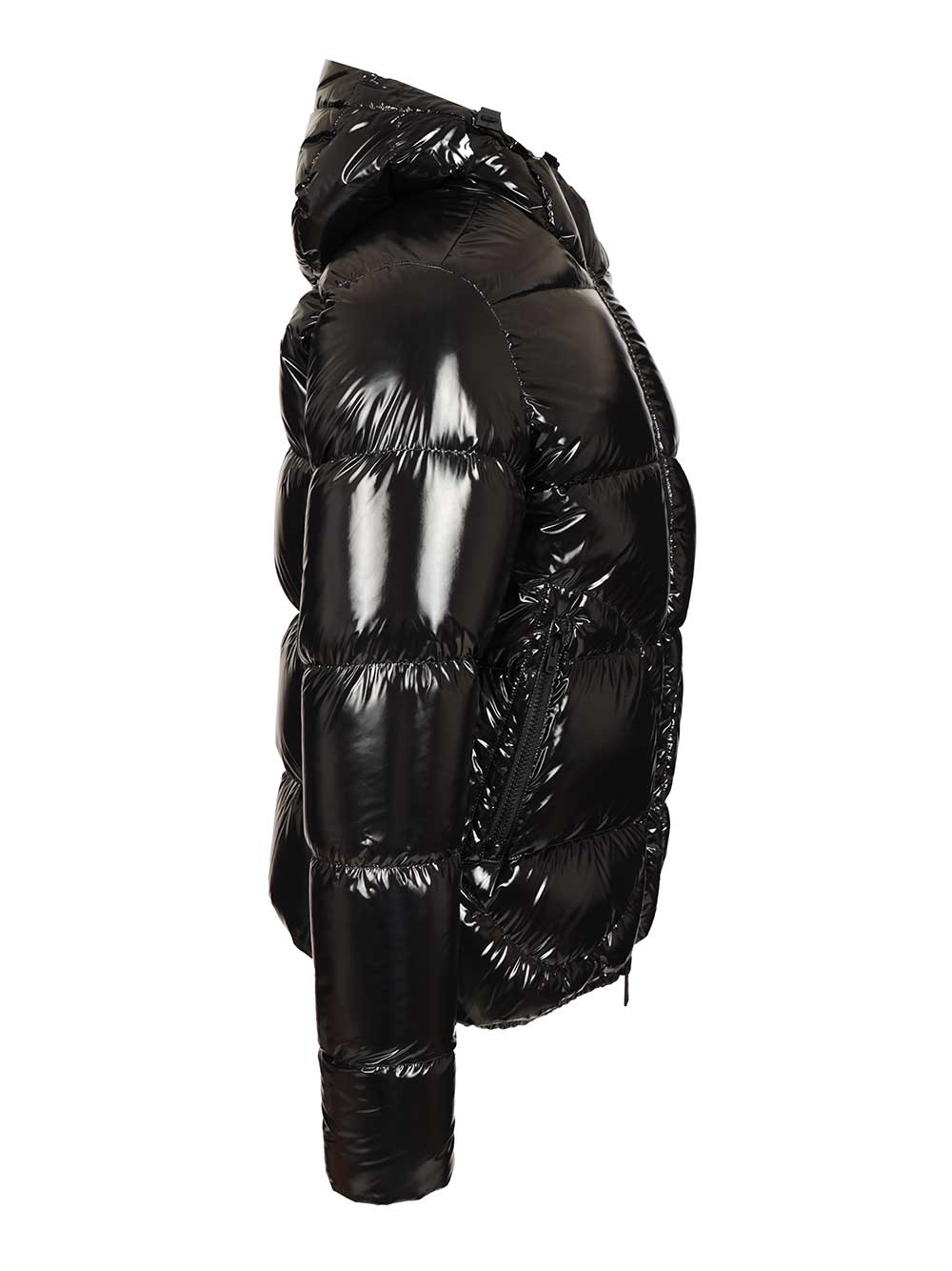 Herno Gloss Bomber Jacket Jackets - Black | 749ad6a0fbe32258299c9b0d6aec7836136821fd