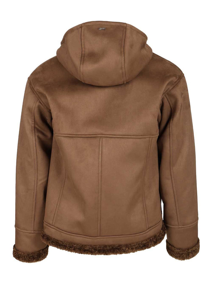 Herno Herno Alternative Fur Jacket Jackets - Brown | b4f112ff7d53794aa98249e847f19ebbc7007a83