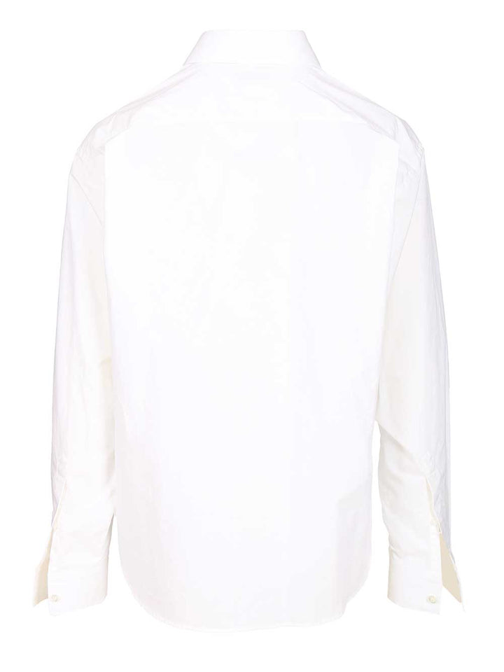 Balenciaga Cotton Poplin Button-Down Shirt Shirts - White | e1159d6e332ad85566ae58ae438f42064e72972f