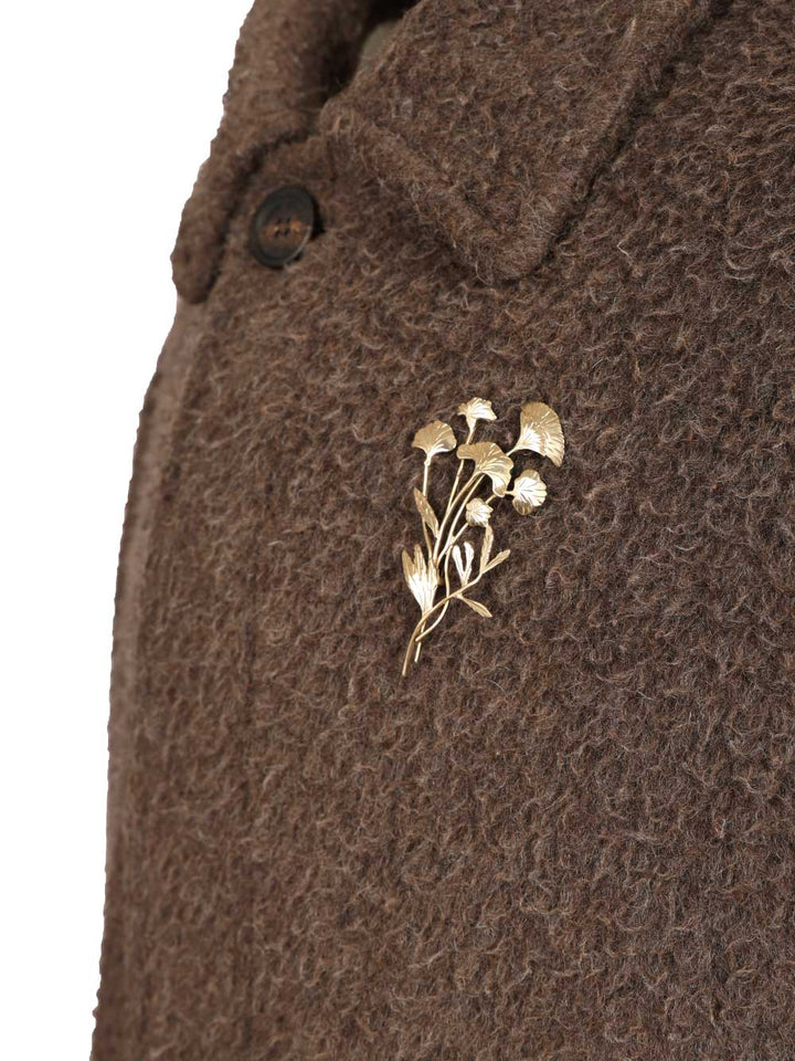 Golden Goose Deluxe Brand Journey Coats - Brown | 84ee583262074adbcaa7c87fbc92282b08f6c462