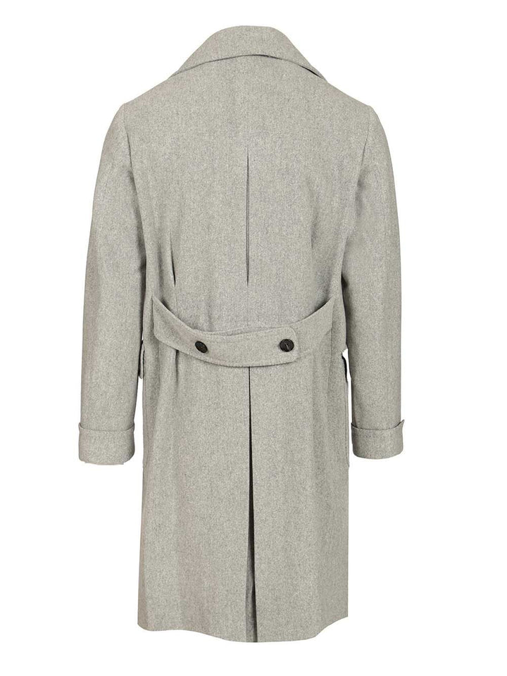 Guarinucci Double-Breasted Wool Coat Jackets - Grey | d6aeaf2793396d7a67715ca79940bb6ded269ae9