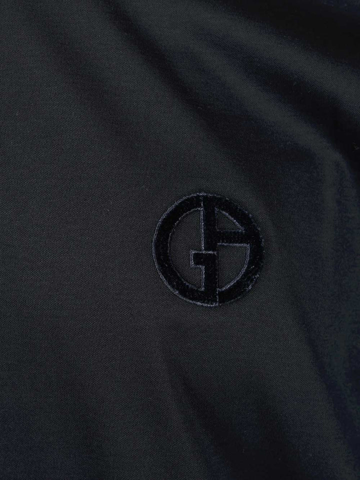 Giorgio Armani Blue T-Shirt - Blue | c0ffc9b17974958bb7183bfb90fcdc5736c08dc3