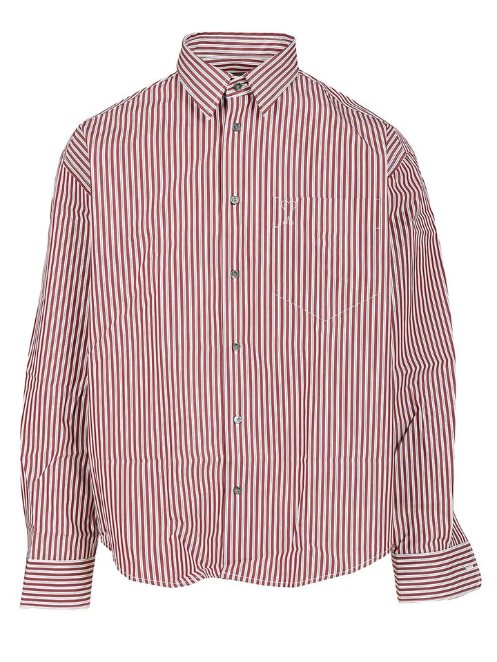 Ami Boxy Shirt Shirts - Grey | af871b2fd91cbbe52bd6b8a93ffdb3299b993428