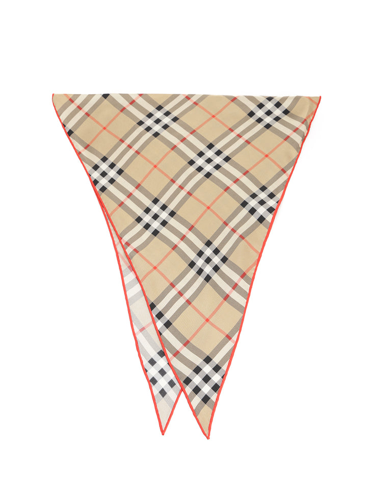 Burberry Check Silk Scarf Scarves And Foulards - Multicolor | 8d12aa1bff4ac066575d748b6dbf75e204da030c