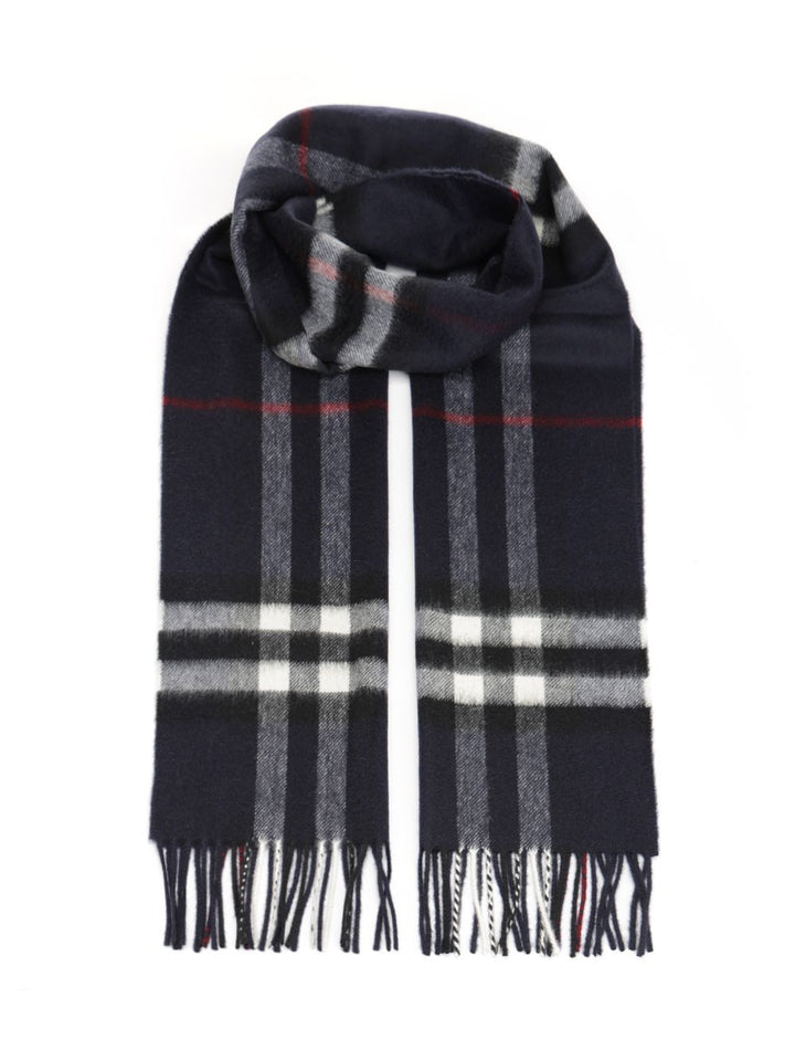 Burberry Check Cashmere Scarf Scarves And Foulards - Black | e422ba6561f9a9bd952cdd055810f77c1172a3b4