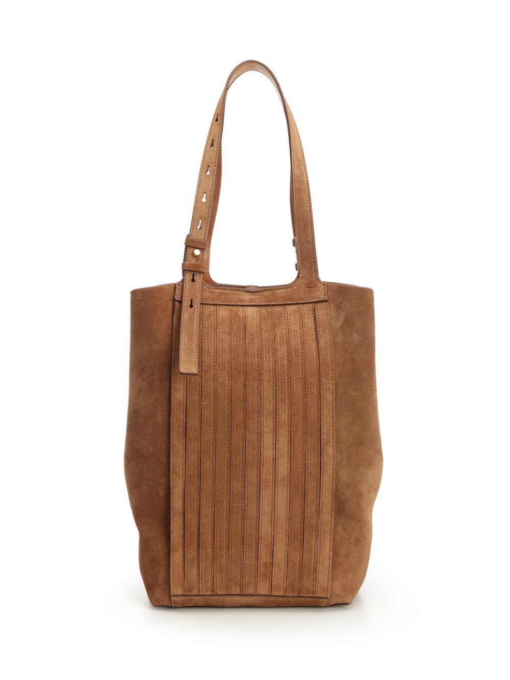Golden Goose Deluxe Brand 24/7 North South Bag In Suede Handbags - Brown | b7bed029c18b81f74d867aed3525301414a1cac3