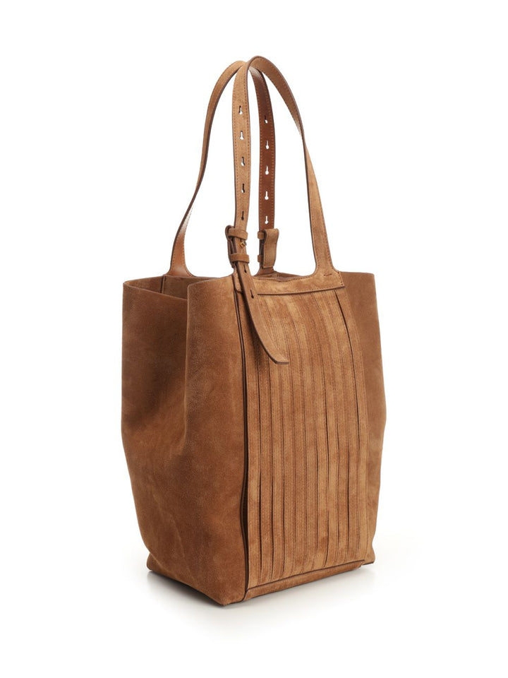 Golden Goose Deluxe Brand 24/7 North South Bag In Suede Handbags - Brown | 261ce6ebad9ac0dabe68260d5d01c43af4c6d37f