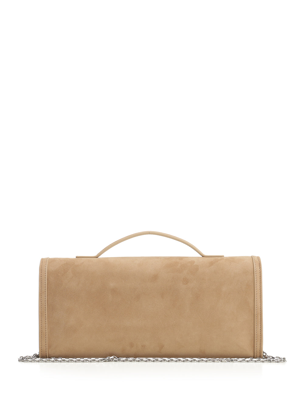 Roger Vivier Belle Vivier Suede Clutch Bag Clutches - Beige | 9acca115738953033830e95b68e8e0d5b19c42f7