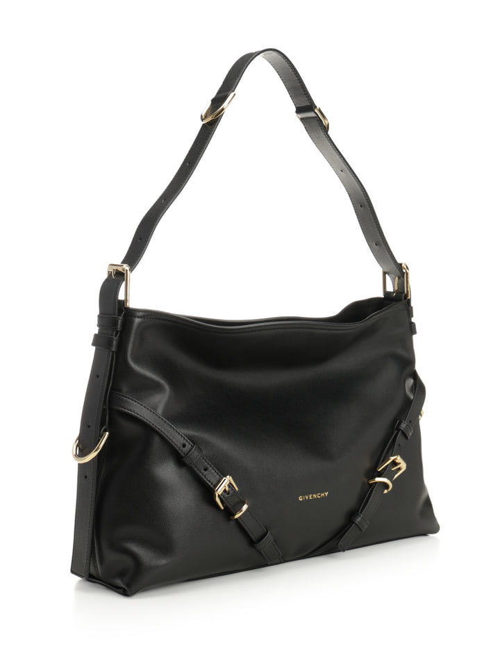 Givenchy Voyou Shoulder Bags - Black | b40a2e81fcf54b97e867b0bec9a8dcaac8c3faa1