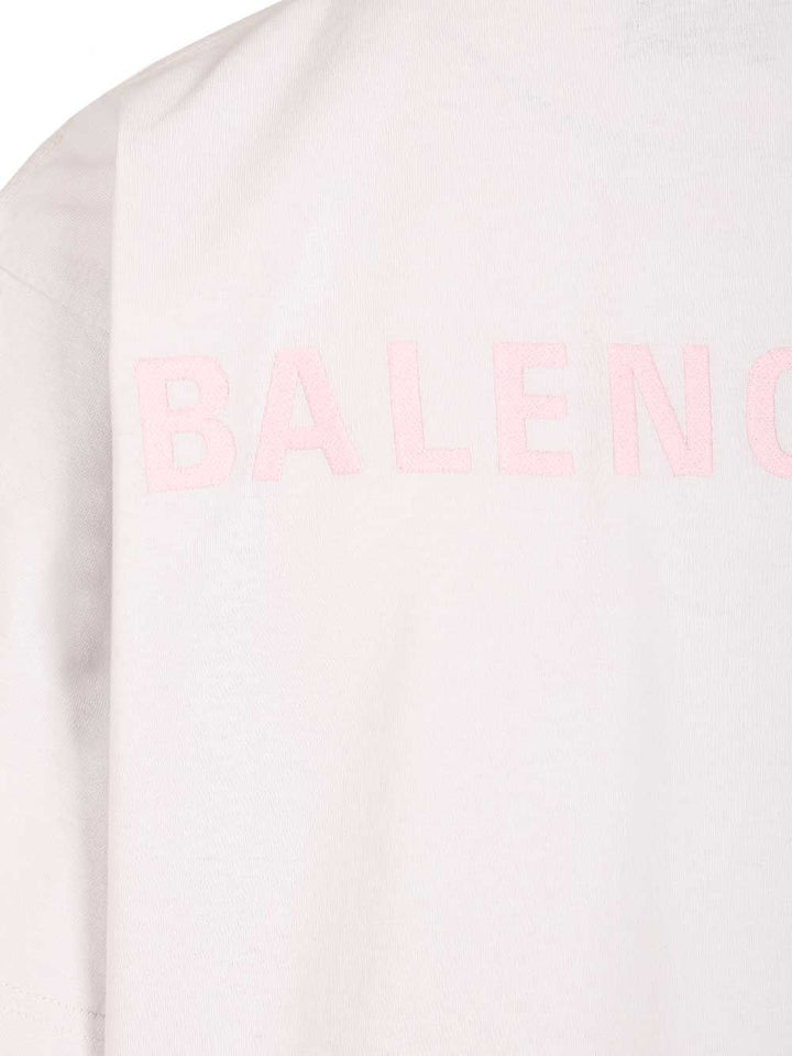 Balenciaga With Balenciaga Print T-Shirt - White | 039f5605cbcf43518c3b3303469d2723f661f7b4