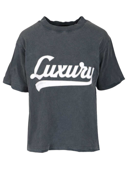 With Luxury Script T-Shirt Blue