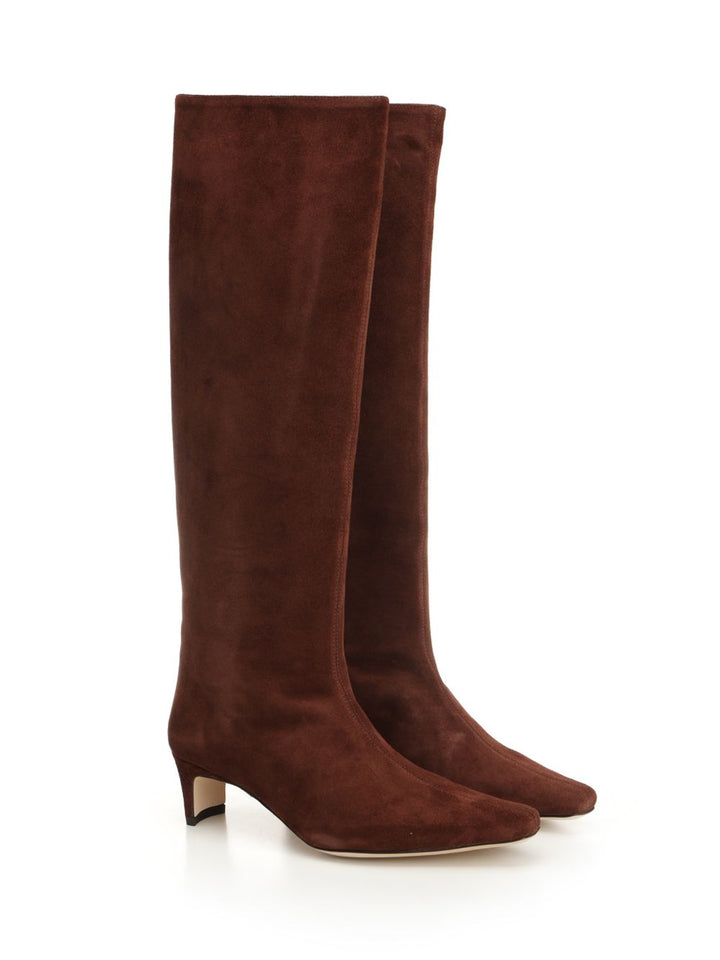 Staud Wally Suede Boots - Brown | 09eb5735508891121c0f44735909e51166641a45