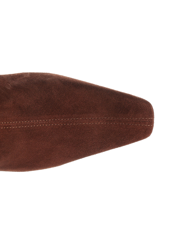 Staud Wally Suede Boots - Brown | 343fd1fea85f136cecc4d72e16d5a2c997247477