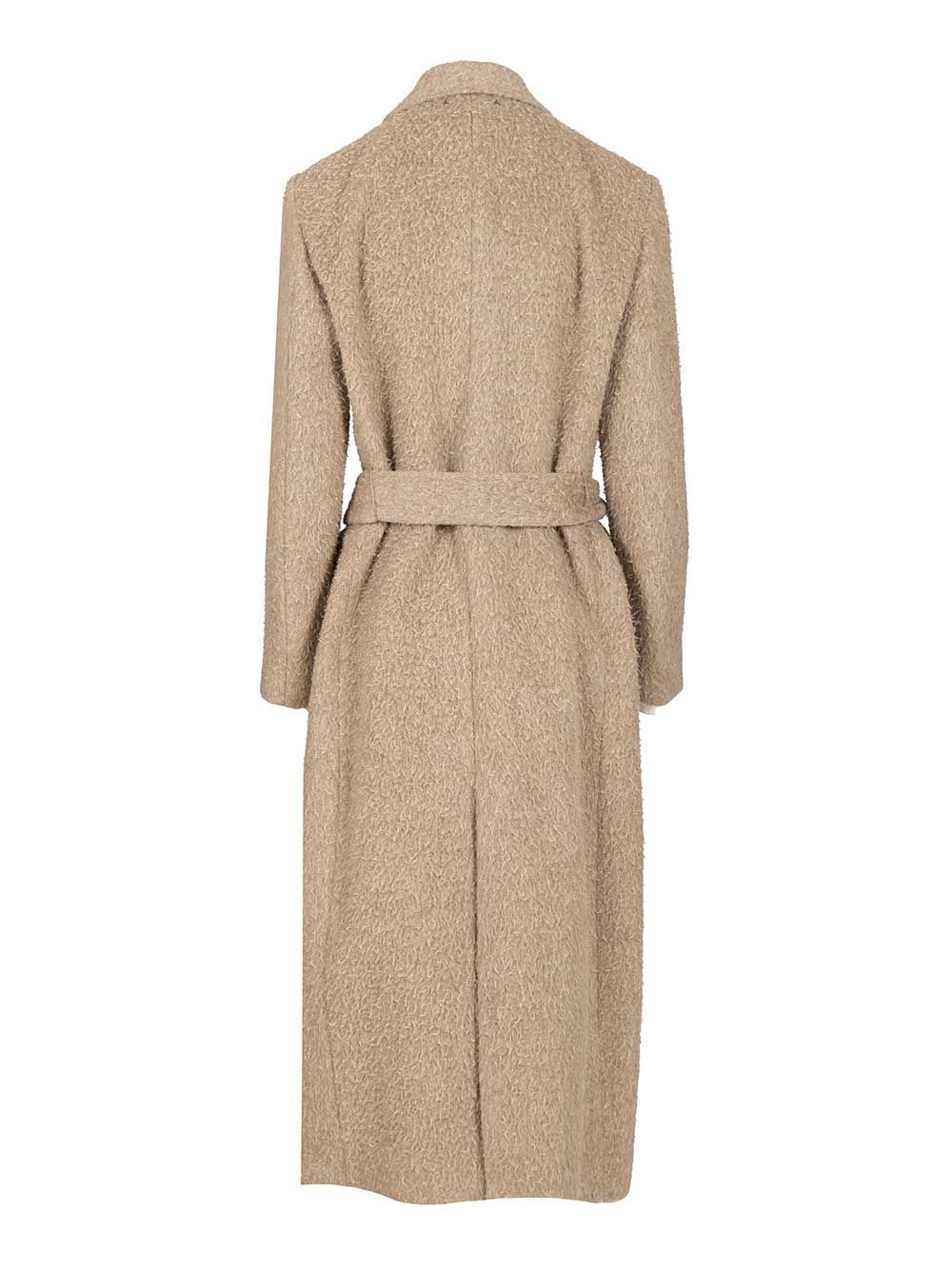 Golden Goose Deluxe Brand Journey Collection Double-Breasted Coat Coats - Beige | c0344ec957d1cae050887bc8723c2484e300acf6