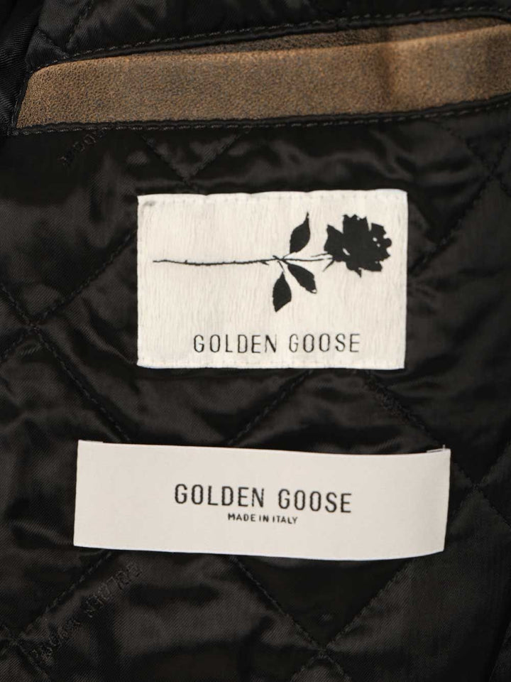 Golden Goose Deluxe Brand Leather Jacket Skirts - Brown | 322ca2f531612992ce62246a172cc9b17a4332ae