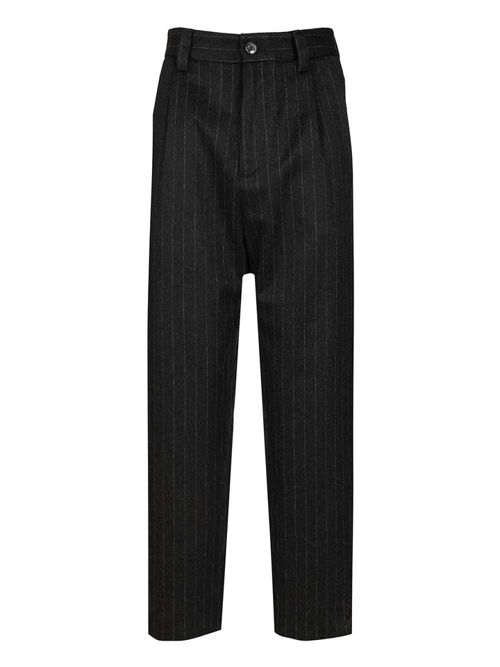 Barena Venezia Roxanne Filone Trousers - Grey | 22ede40ef97ade4fd74ca28c89cbb2b8a38a7a55