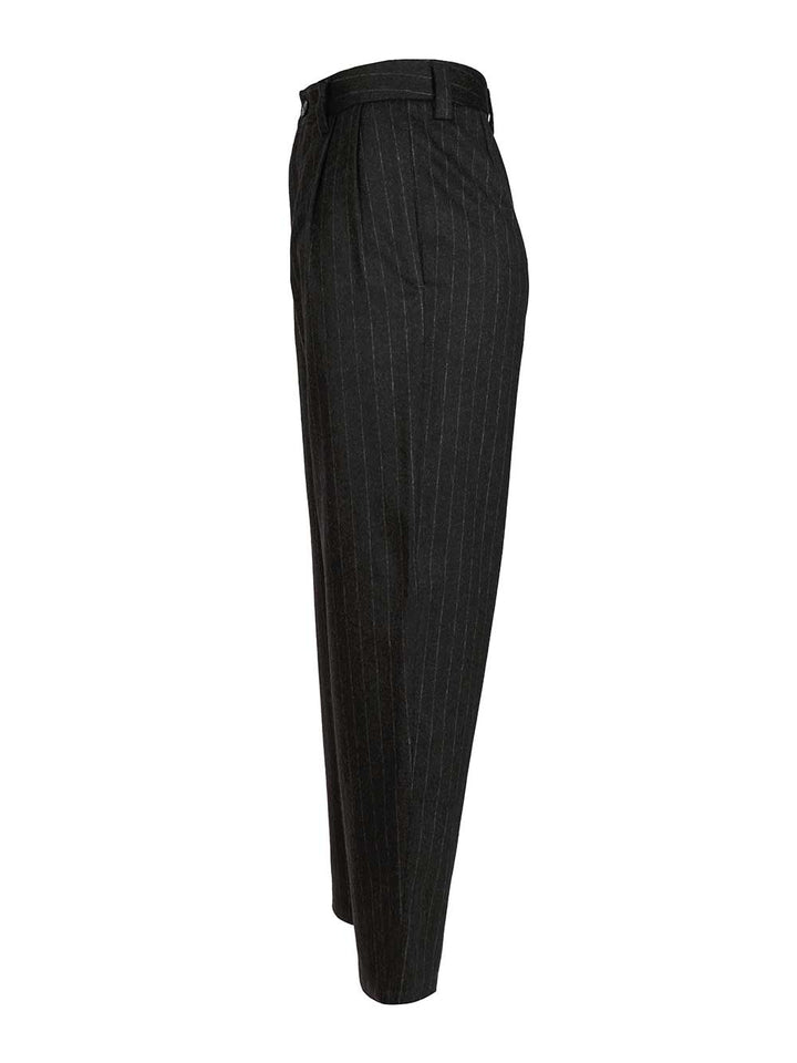 Barena Venezia Roxanne Filone Trousers - Grey | 2841ba65fa6d684c110ac15e728af55159582271