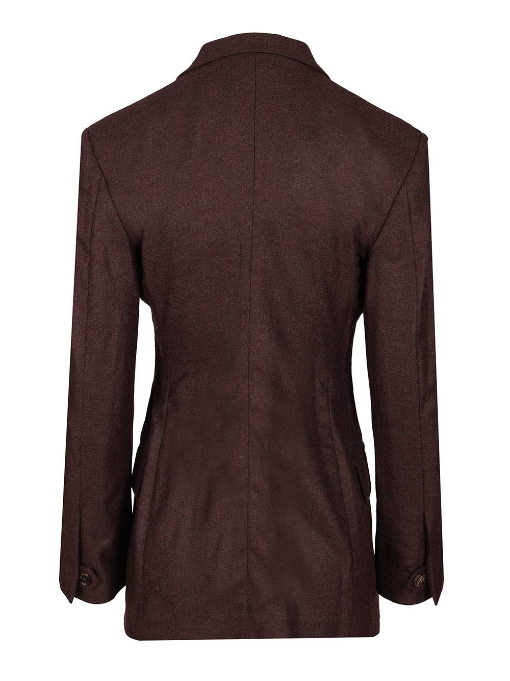 Retori Double-Breasted Blazer Jackets - Bordeaux | 6ba8456061e62dbada447bd2e586d936905c0748