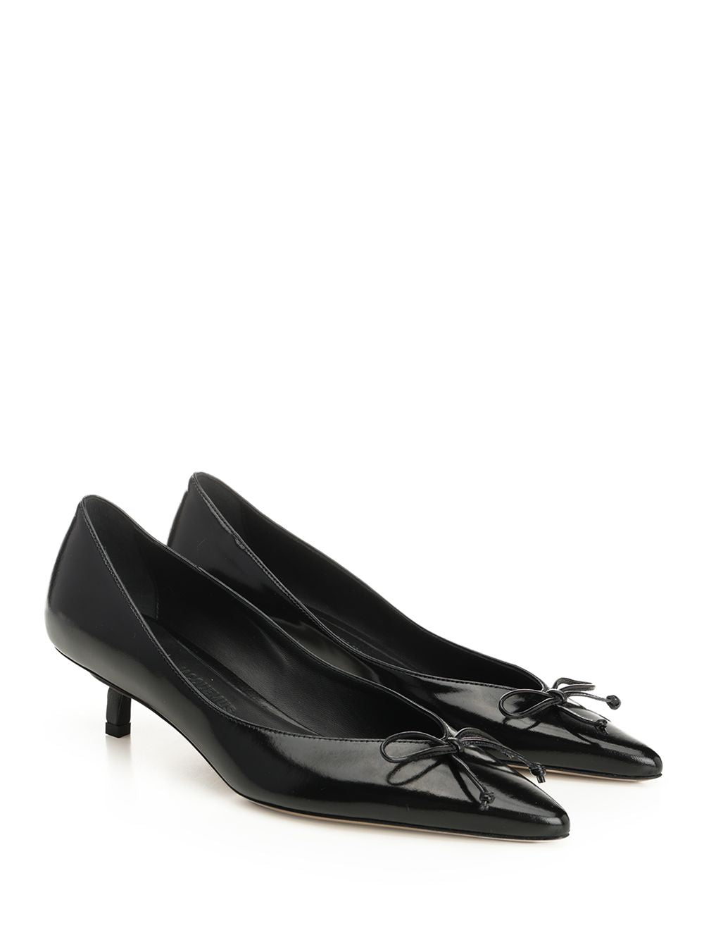 Jacquemus Tourni Low-Heeled Pump Pumps - Black | 62f1215bd36c600f78cbfecc6d0a8b1c748a4ab5