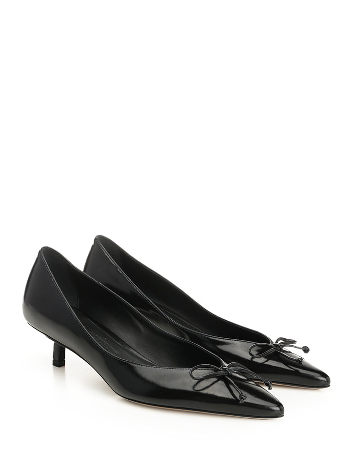 Jacquemus Tourni Low-Heeled Pump Pumps - Black | 22ab01e8ca923d01661f09d49873902a1b2e2e42